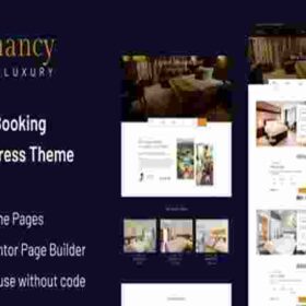 Romancy Theme GPL Hotel Booking WordPress Theme