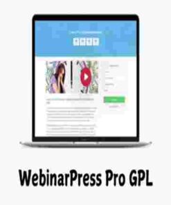 WebinarPress Pro GPL All in one Webinar Plugin for WordPress
