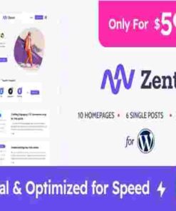 Zento Theme GPL Modern & Lightweight Blog for WordPress