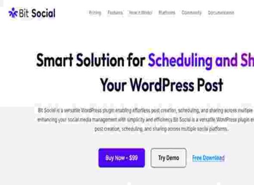 Bit Social Pro GPL Plugin