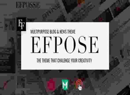 Efpose Theme GPL Multipurpose Blog and Newspaper Theme