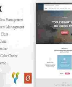 Helix Theme GPL Yoga Club Calendar WordPress Theme