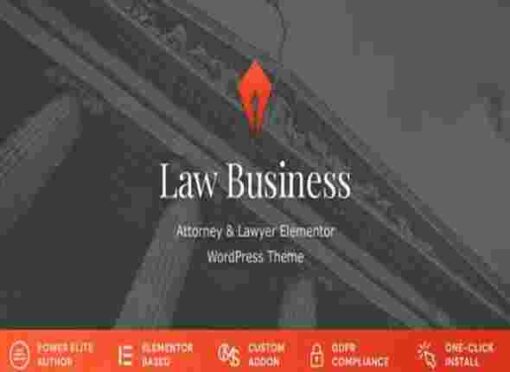 LawBusiness Theme GPL Attorney & Lawyer WordPress Theme
