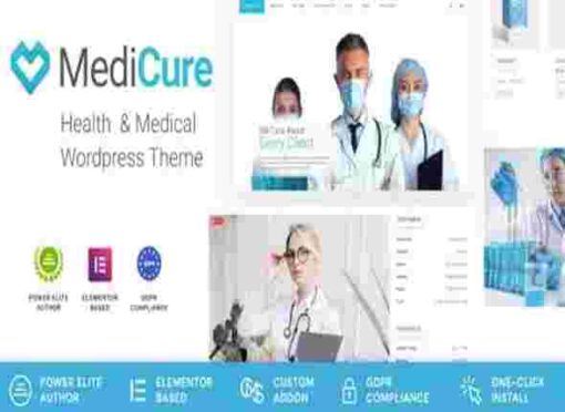 MediCure Theme GPL Health & Medical WordPress Theme