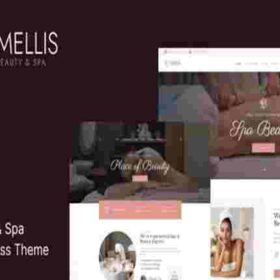 Mellis Spa & Beauty & WordPress Theme GPL