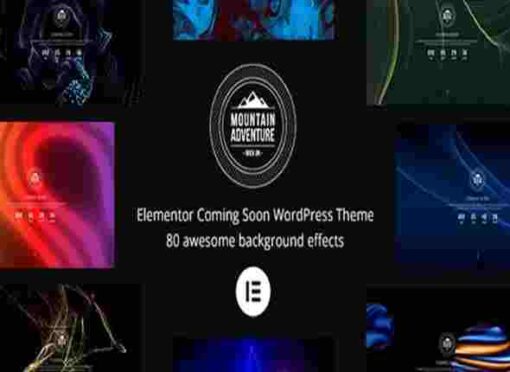 Mountain Theme GPL Elementor Coming Soon WordPress Theme