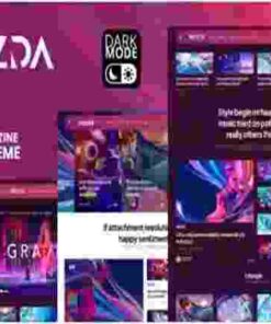 Mozda Micro Magazine & Blog Theme GPL – with Dark Mode