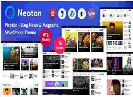Neoton Theme GPL News Magazine WordPress Theme