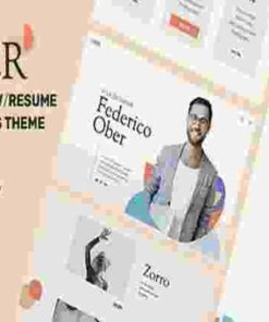 Ober Theme GPL CV Resume WordPress Theme
