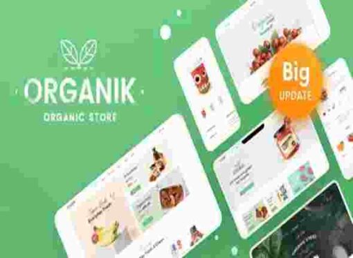 Organik Theme GPL Organic Food Store WordPress Theme