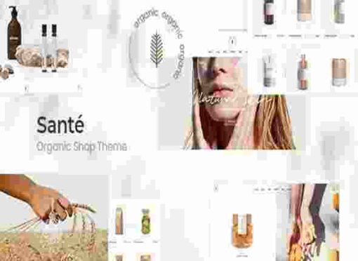Sante Theme GPL Organic Shop Wordpress Theme