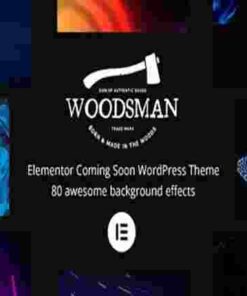Woodsman Theme GPL Elementor Coming Soon WordPress Theme