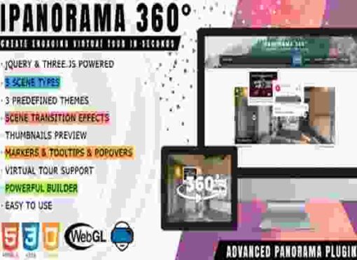 iPanorama 360 GPL Virtual Tour Builder for WordPress
