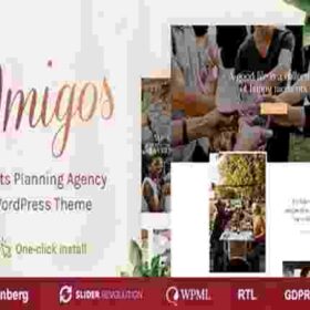 Amigos Theme GPL Party & Celebration Event Agency Theme