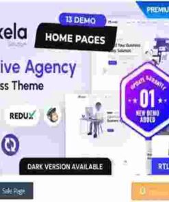 Axela Theme GPL Creative Agency & Portfolio WordPress Theme