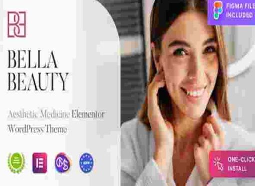Bella Beauty Theme GPL Aesthetic Medical Clinic WordPress Theme