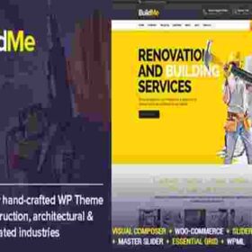 BuildMe Theme GPL Construction & Architectural WP Theme