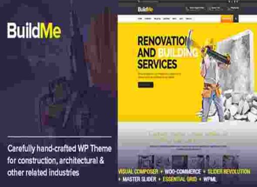 BuildMe Theme GPL Construction & Architectural WP Theme