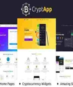 CryptApp Landing Page Theme GPL