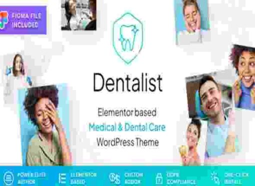 Dentalist Theme GPL Medical and Dentist WordPress Theme