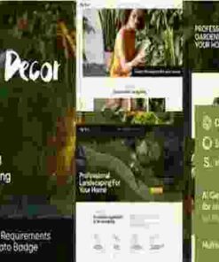 Edge Decor Theme GPL Gardening & Landscaping WordPress Theme