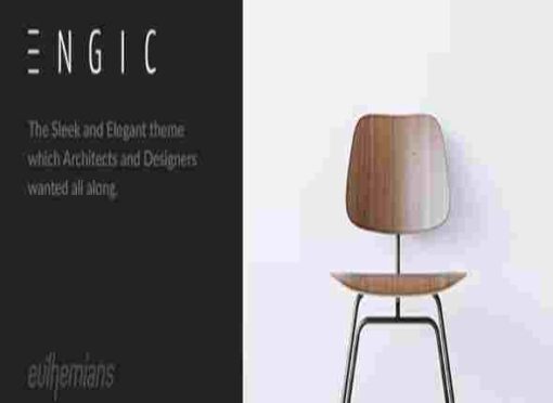 Engic Theme GPL A Sleek Multiuse Responsive WordPress Theme