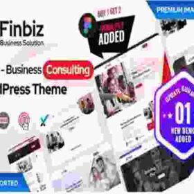 Finbiz Theme GPL Consulting Business WordPress Theme