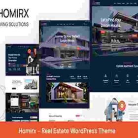 Homirx Theme GPL Real Estate WordPress Theme