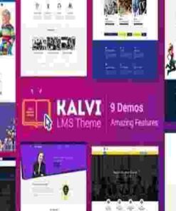 Kalvi Theme GPL LMS Education WordPress Theme