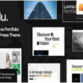 Lunna Theme GPL Creative Portfolio WordPress Theme