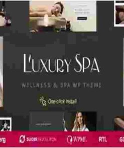 Luxury Spa Theme GPL Wellness and Beauty WordPress Theme