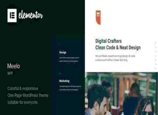Meelo Theme GPL Corporate One Page WordPress Theme