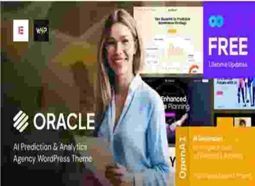 Oracle Theme GPL AI Prediction & Analytics Agency WordPress Theme