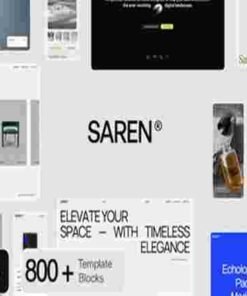 Saren Theme GPL Multi-Concept WooCommerce WordPress Theme