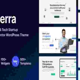 Sierra Theme GPL SaaS & Tech Startup Elementor WordPress Theme