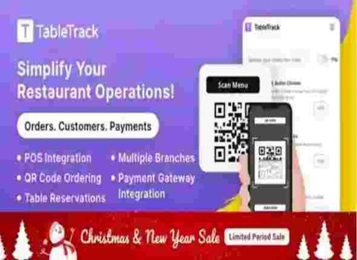 TableTrack GPL The Complete SaaS Restaurant Management Solution