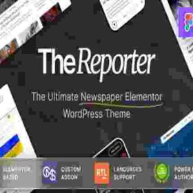 The Reporter Theme GPL Newspaper Editorial WordPress Theme