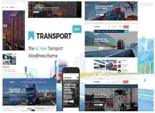 Transport Theme GPL WP Transportation & Logistic Theme