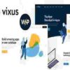 Vixus Theme GPL Startup & Mobile App WordPress Landing Page Theme