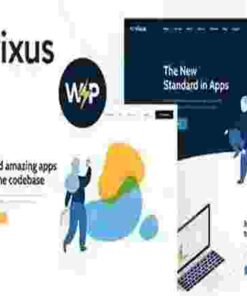 Vixus Theme GPL Startup & Mobile App WordPress Landing Page Theme