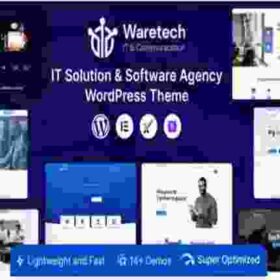 Waretech Theme GPL IT Solutions & Technology WordPress Theme