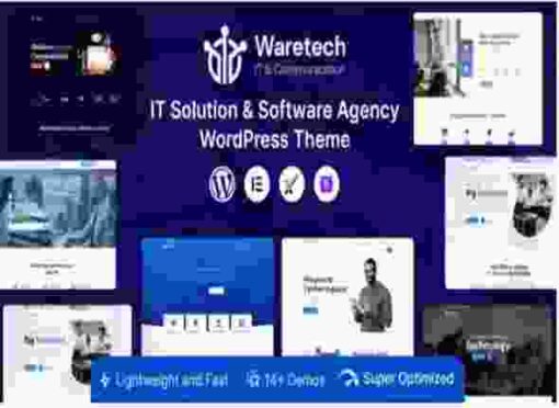 Waretech Theme GPL IT Solutions & Technology WordPress Theme