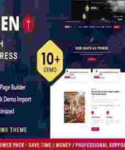Zegen Church WordPress Theme GPL