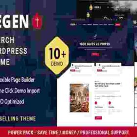 Zegen Church WordPress Theme GPL